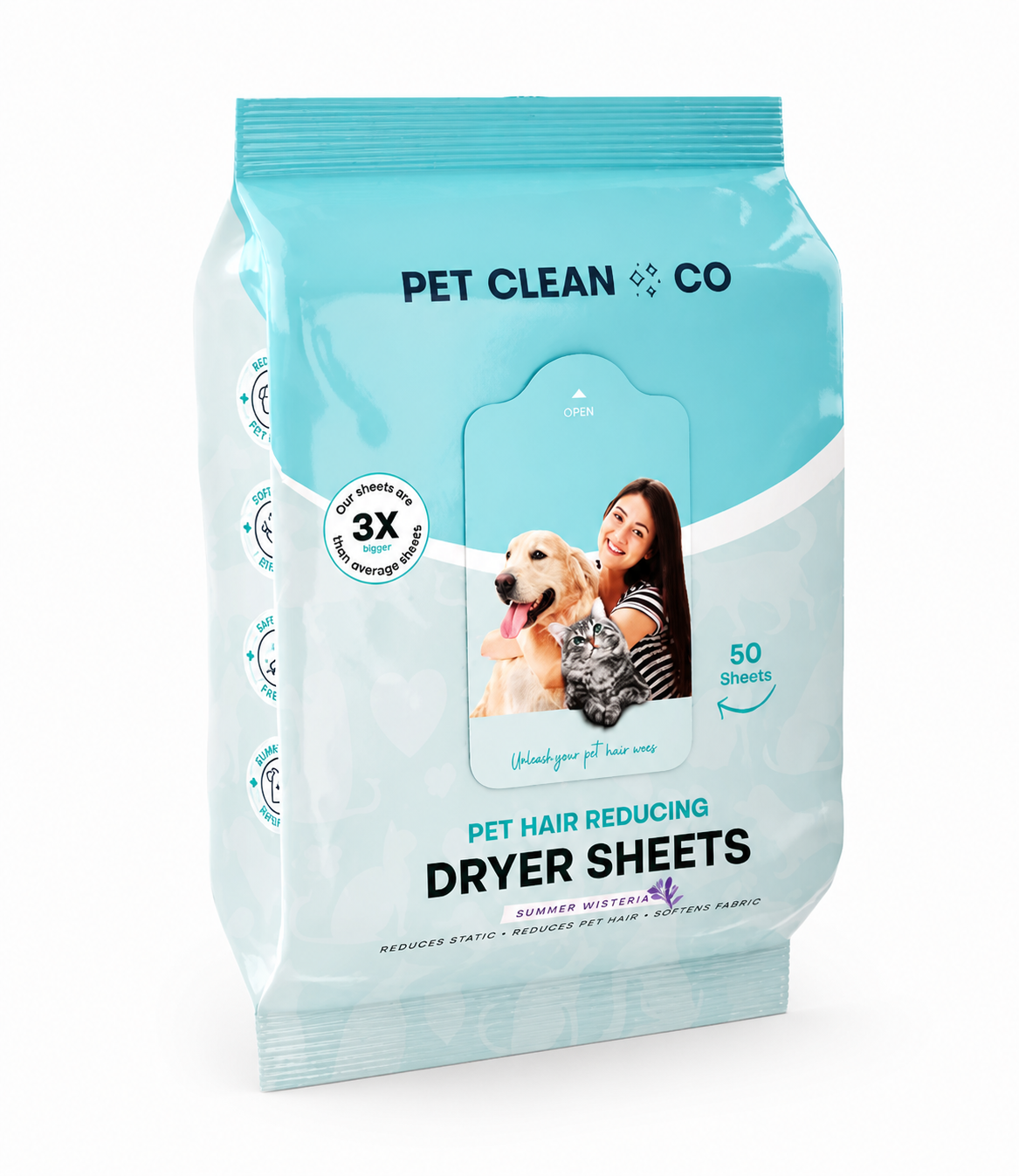 Dryer Sheets for Pet Owners - Summer Wisteria™